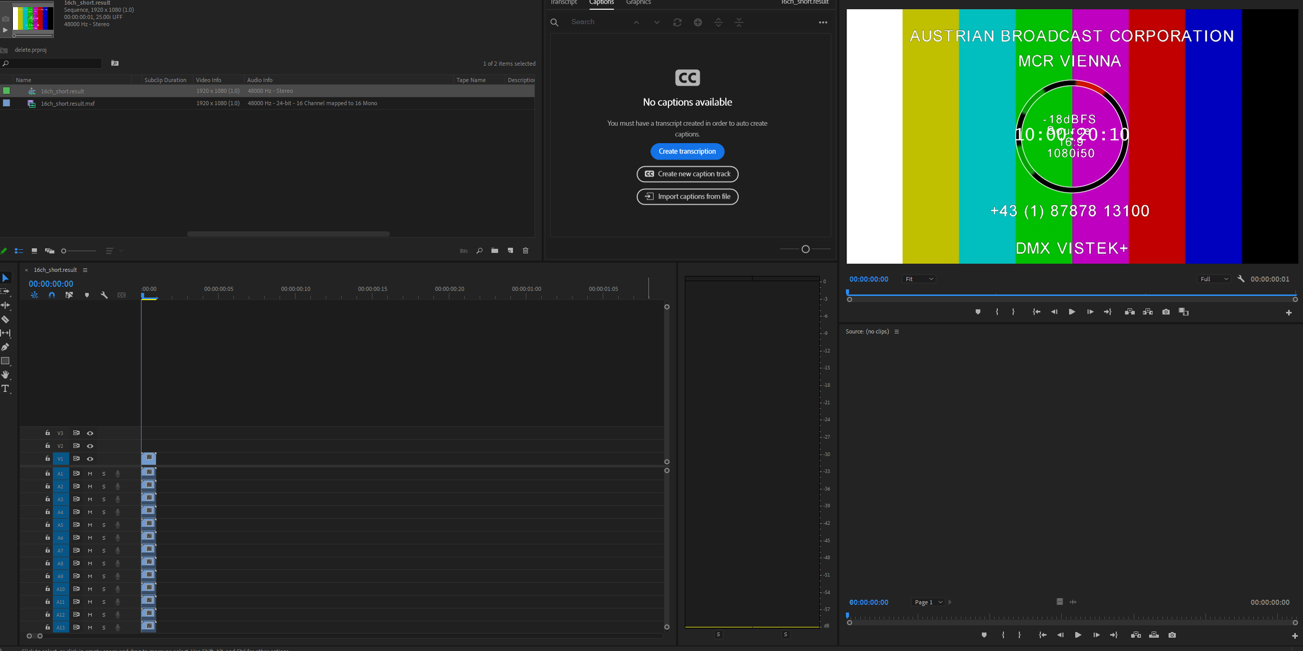 16ch_short.result - Shown within Premiere Pro